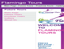 Tablet Screenshot of flamingolanka.com
